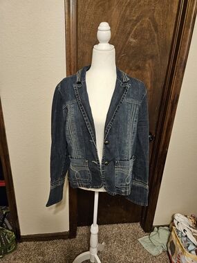 Cato Dark Wash Denim Jean Jacket